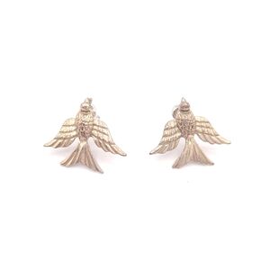Gold Bird Earrings